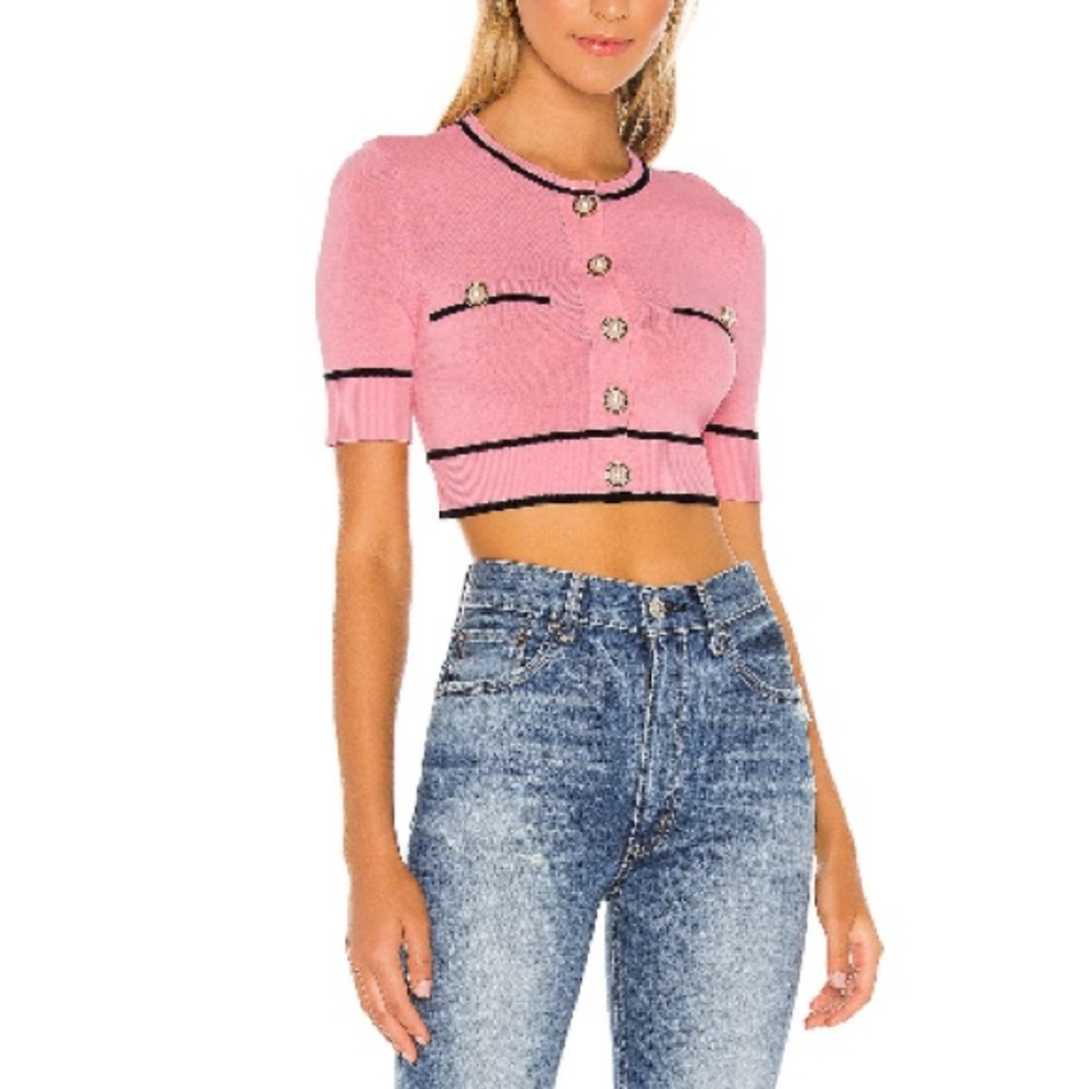 Lovers&Friends pink knit top